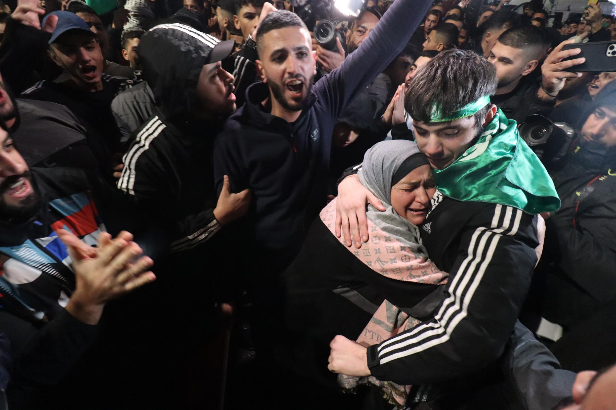 liberación palestinos